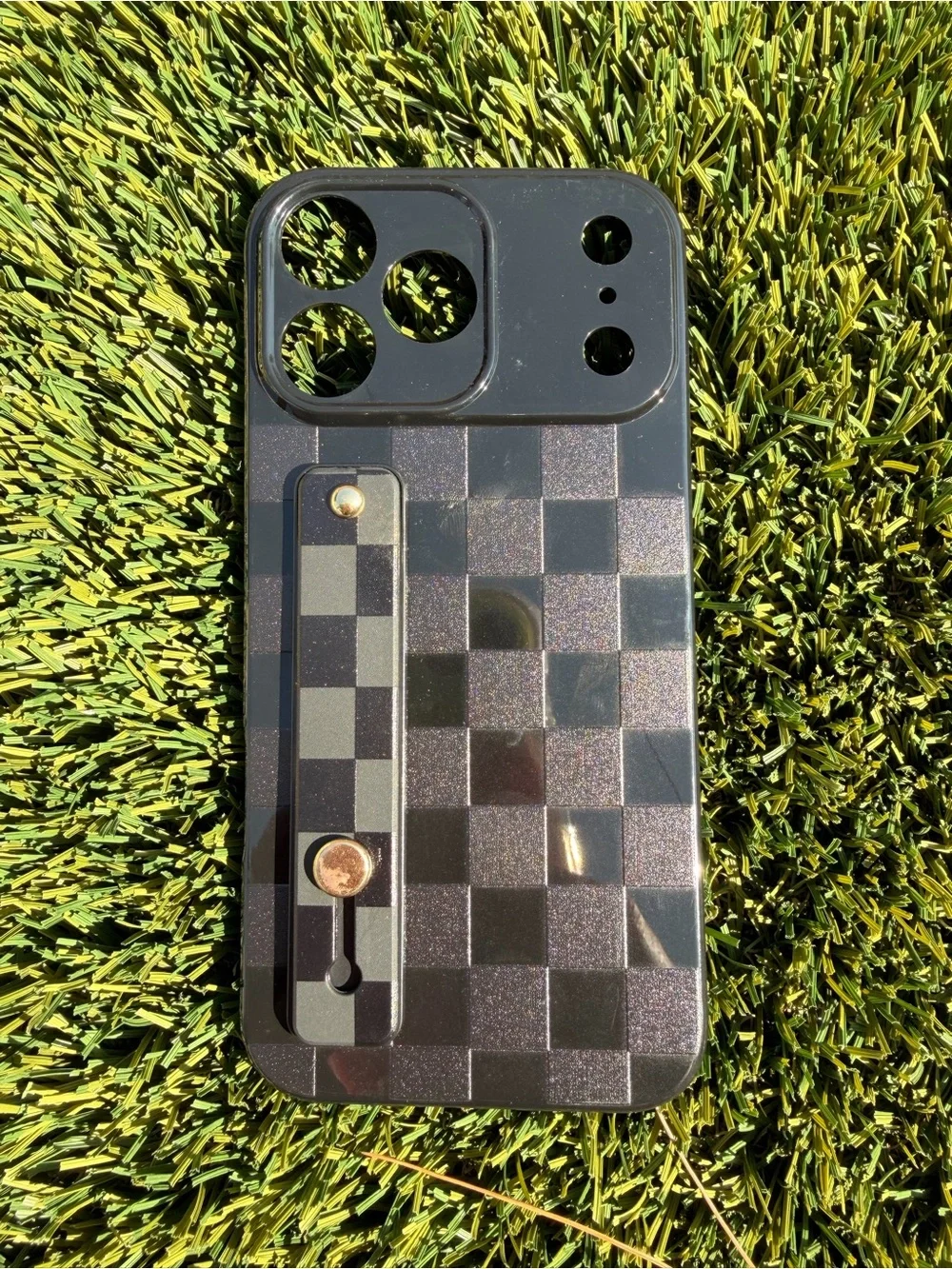 NITITOP Plaid Case for iPhone 17 Pro Max - Black